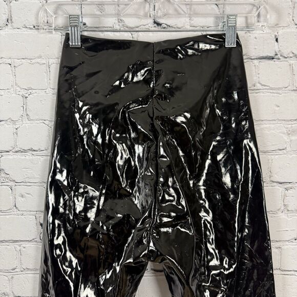 Commando Liquid Faux Leather High Rise Leggings Women S Black Perfect Control - Picture 7 of 10
